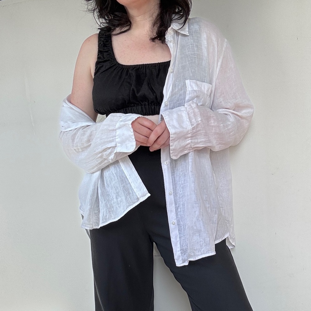 h&m linen shirt - Picture 6 of 11